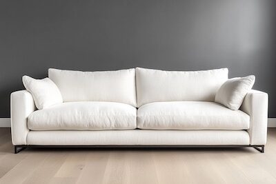 sofa blanco